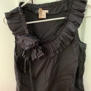 Black J. crew silk blouse